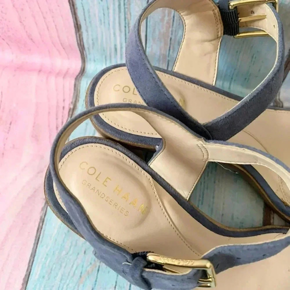 Cole Haan strappy sandals block heel - Picture 8 of 12